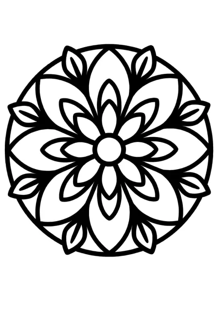 Blumen-Mandala