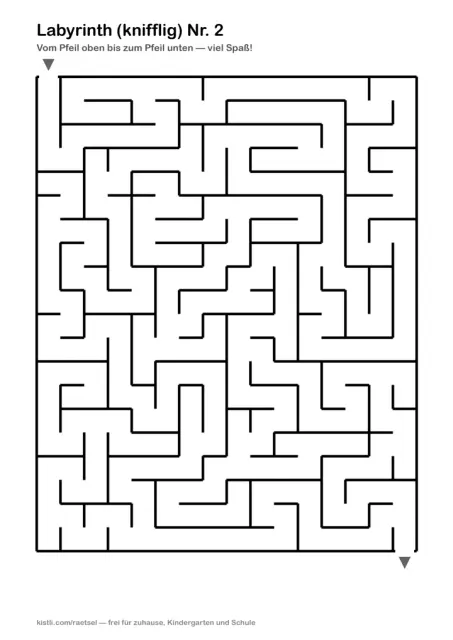 Labyrinth Nr. 2 — knifflig
