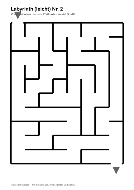 Labyrinth Nr. 2 — leicht