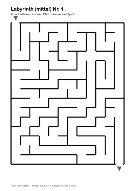Labyrinth Nr. 1 — mittel